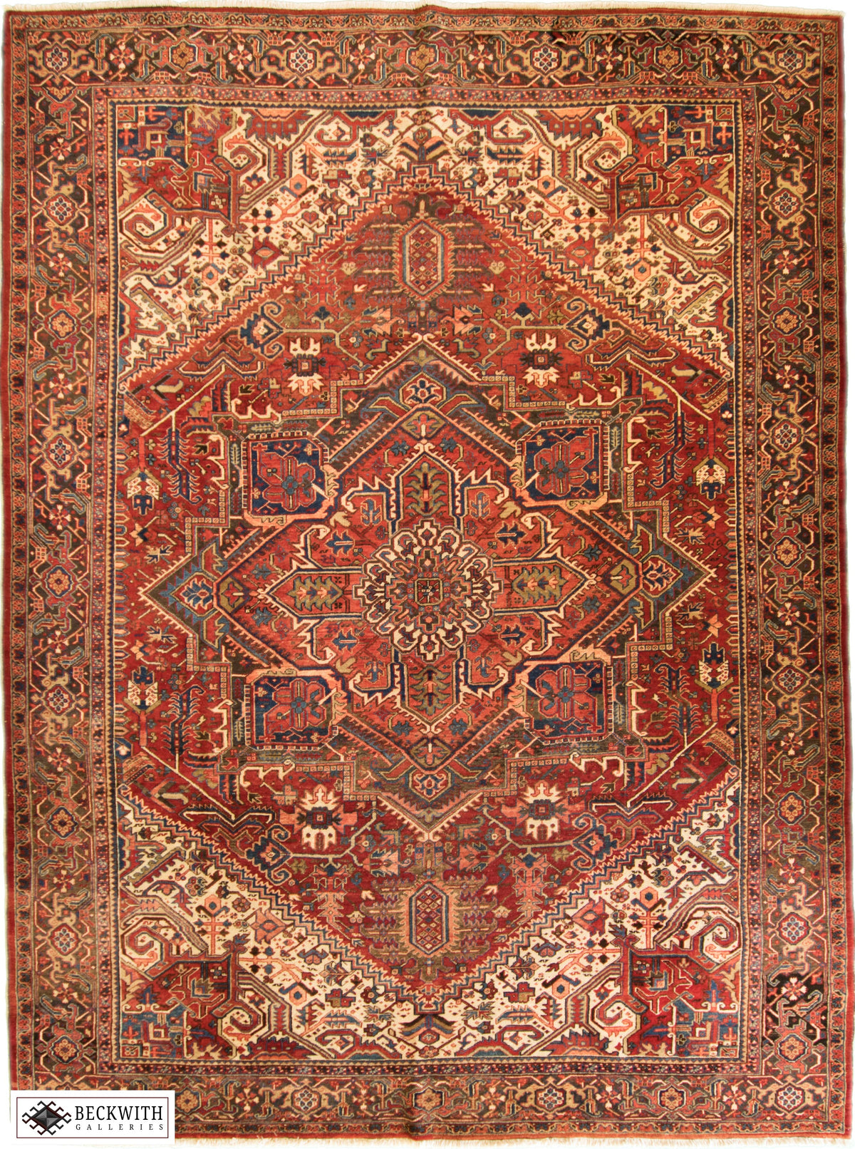 Antique Heriz 10x14