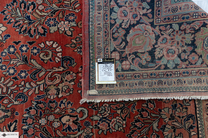 Antique Sarouk 9x12