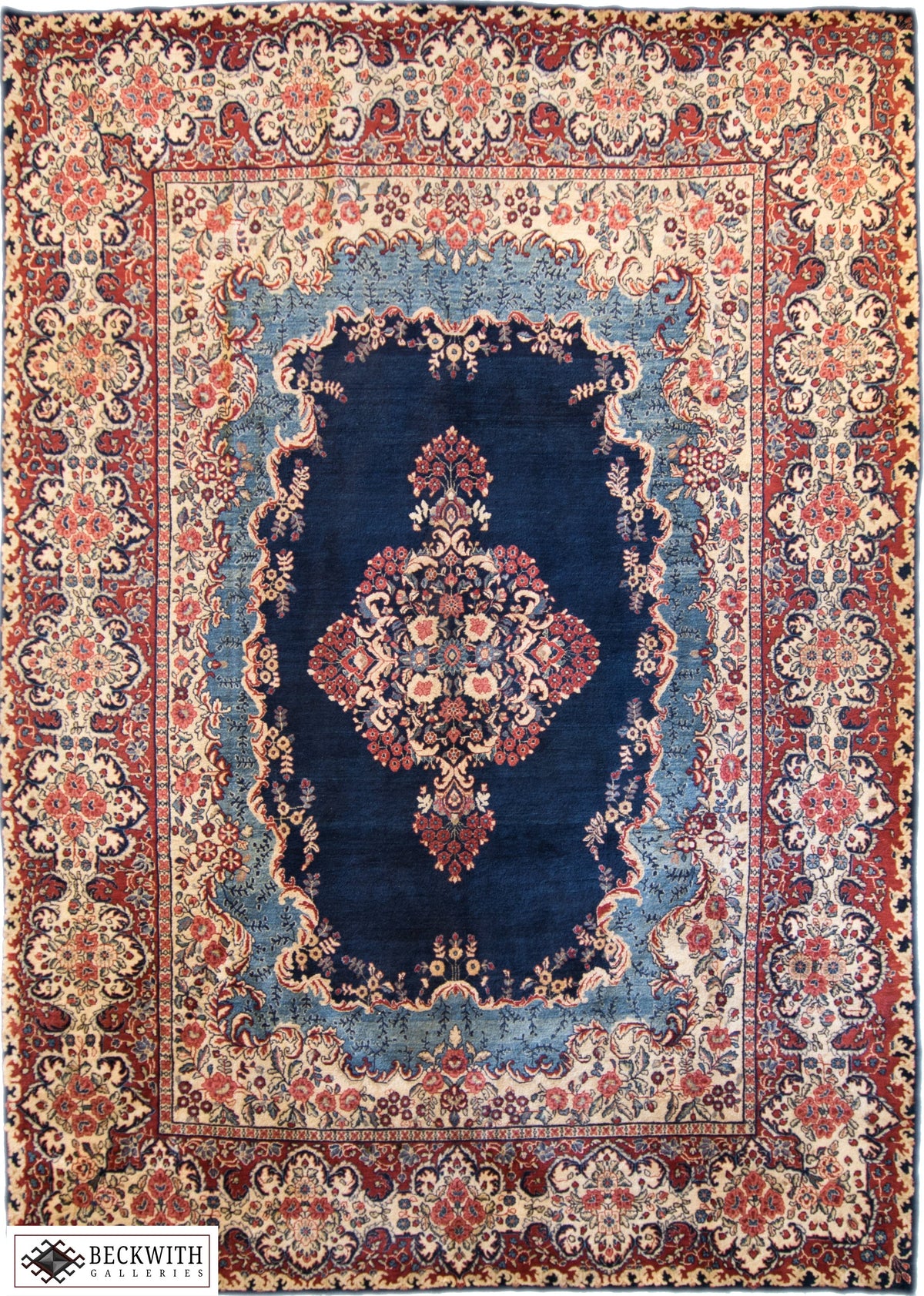 Antique Sarouk 9x12