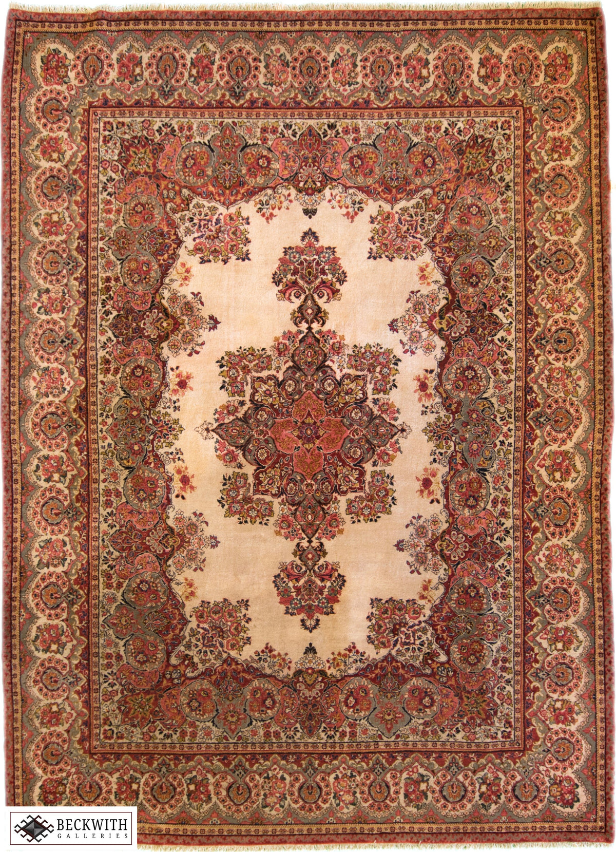Antique Sarouk 9x12