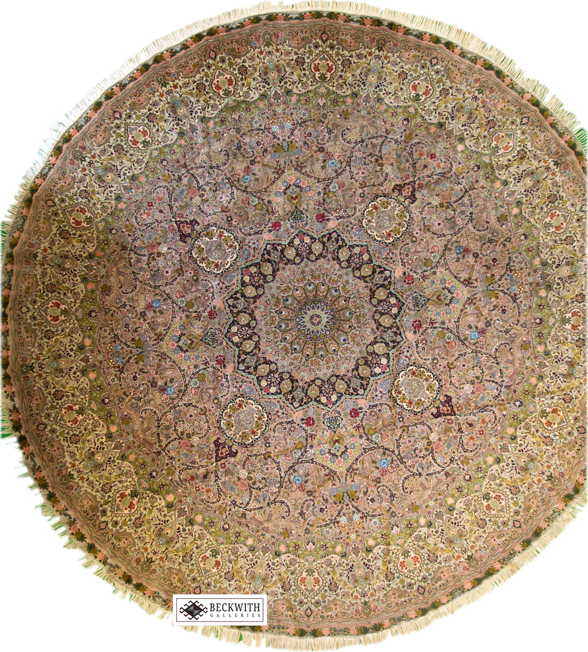 Fine Tabriz Round Rug 14'0" x 14'0"