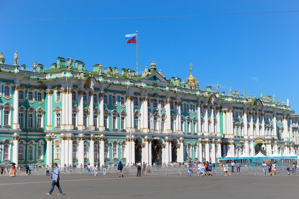 The State Hermitage Museum of art and culture in Saint Petersburg, Russia. 
