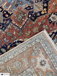 Vintage Indo Heriz 11'10" x 11'10"