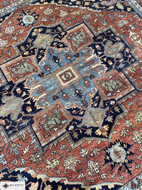 Vintage Indo Heriz 11'10" x 11'10"