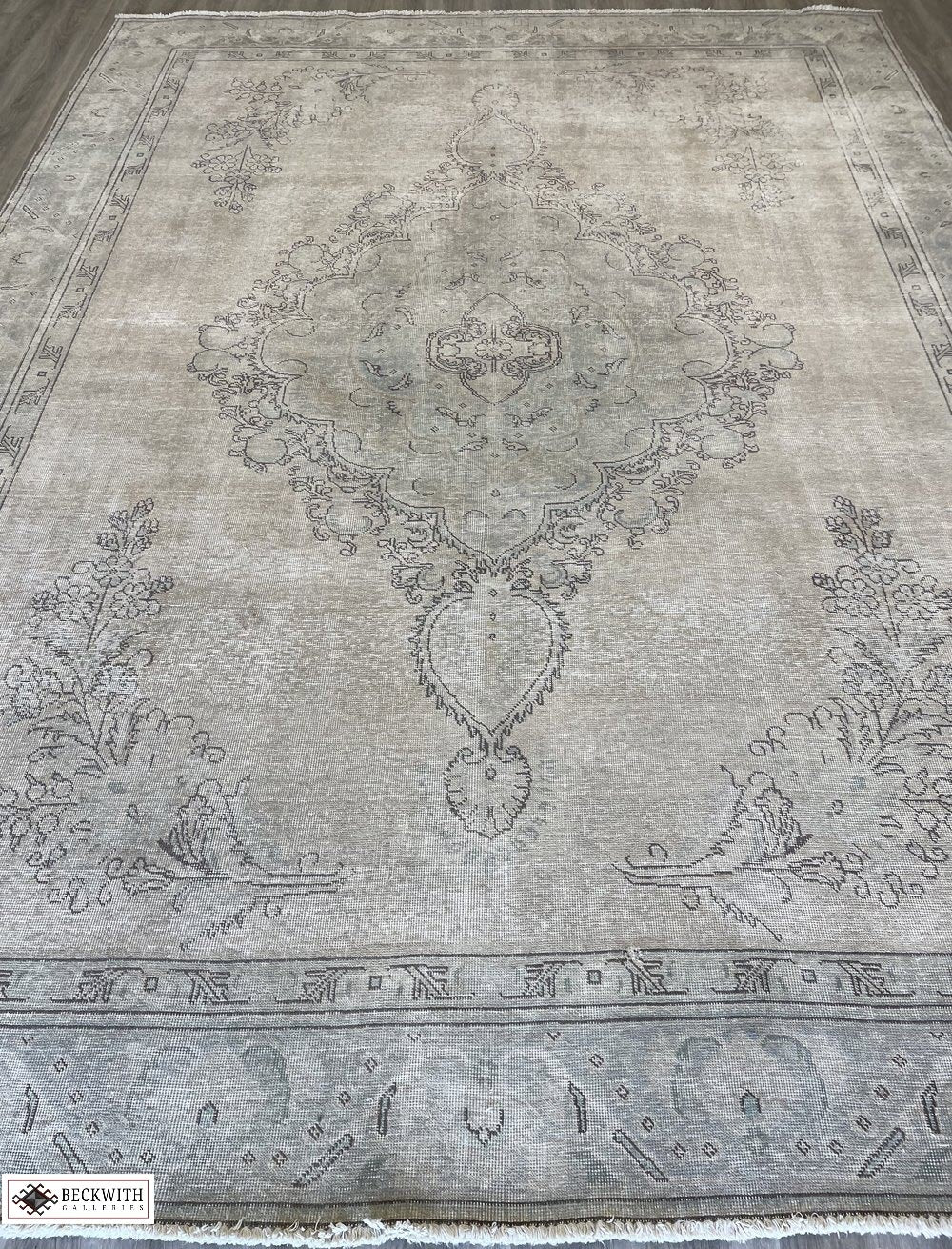 Vintage Tabriz 9x12