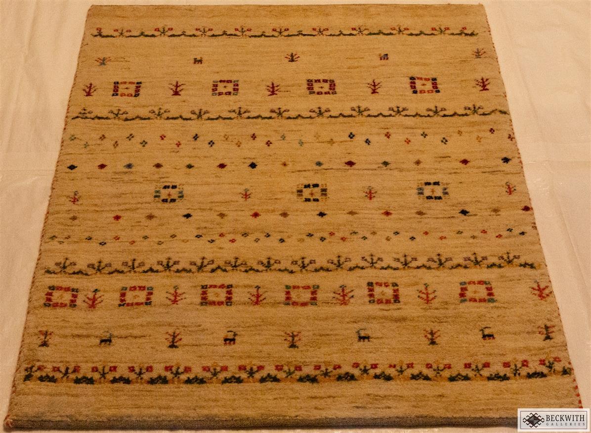 Gabbeh 34 X 27 Rug
