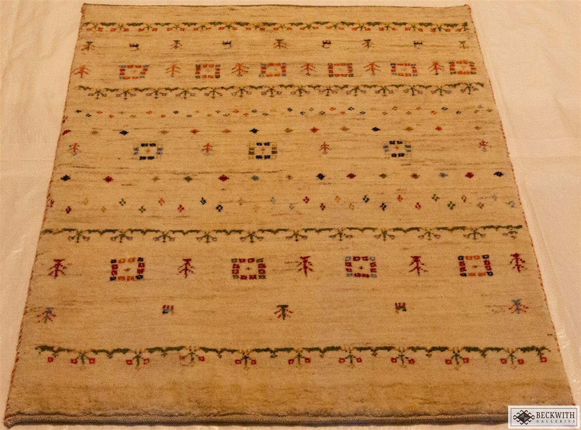 Gabbeh 34 X 27 Rug