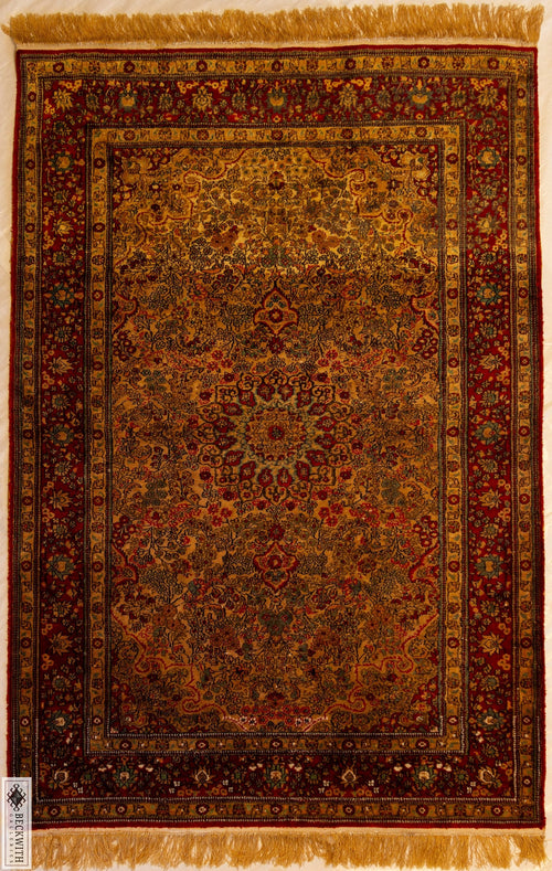 Vintage Sino Qum 511 X 4 Rug