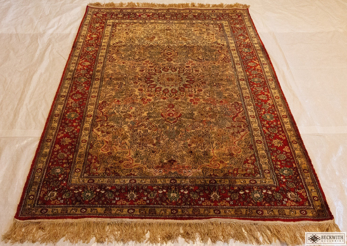 Vintage Sino Qum 511 X 4 Rug
