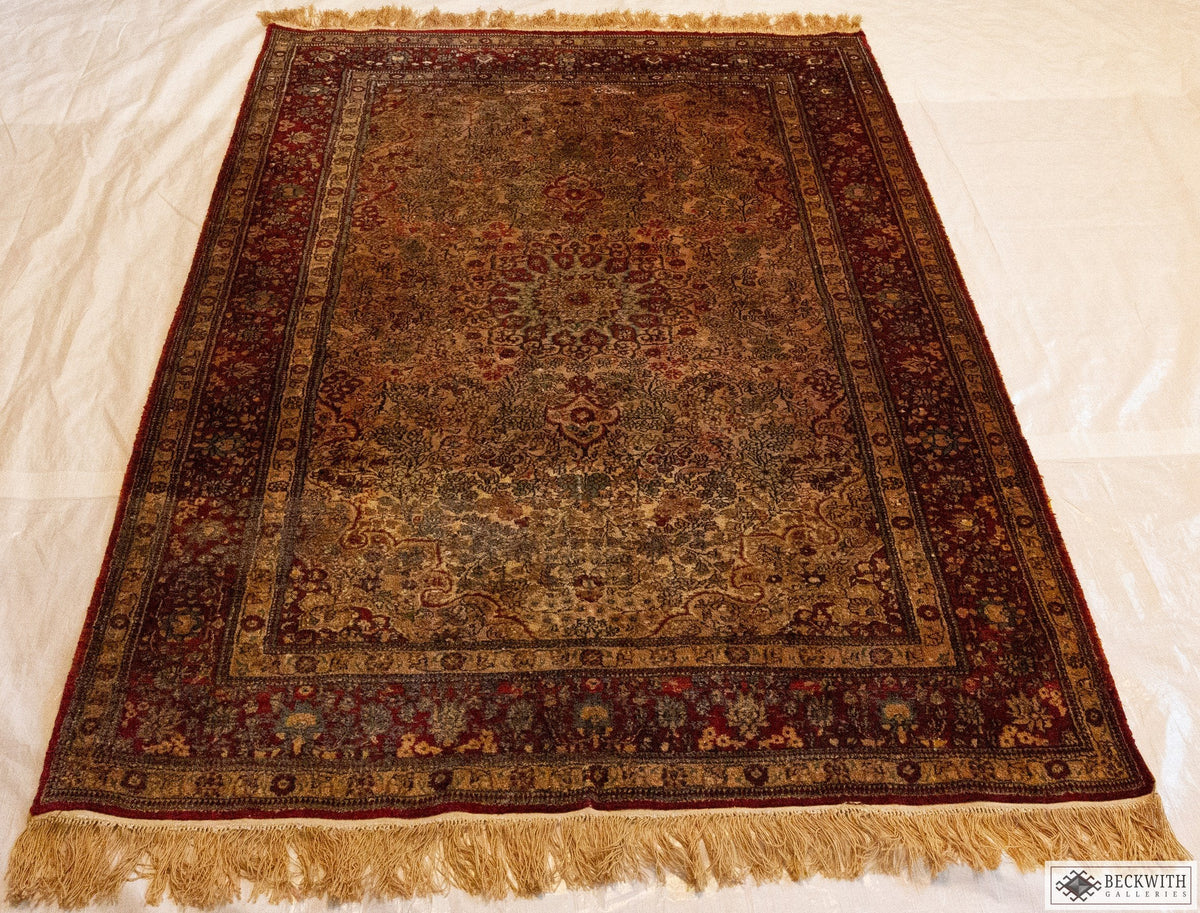 Vintage Sino Qum 511 X 4 Rug