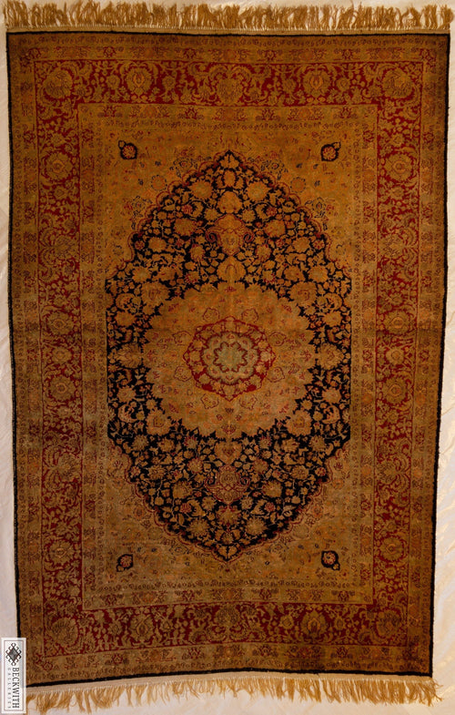 Vintage Sino Qum 61 X 42 Rug