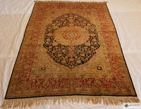 Vintage Sino Qum 61 X 42 Rug