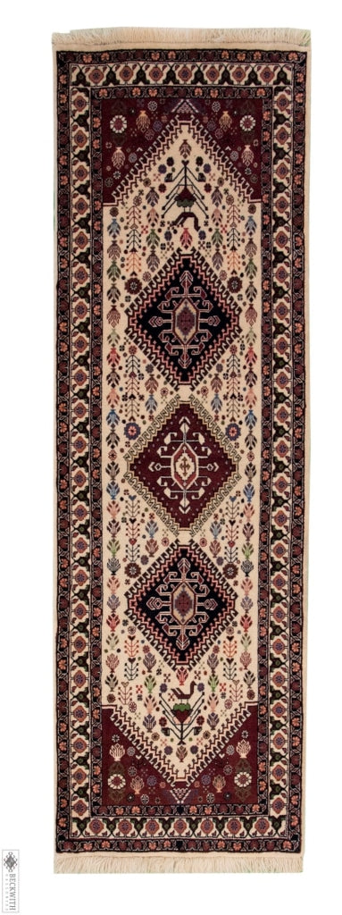 Abadeh Runner Ivory 22X69 Rug
