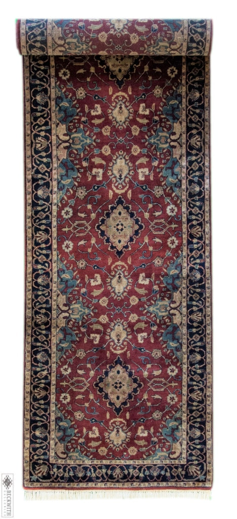 Agra Runner Red 27X10 Rug