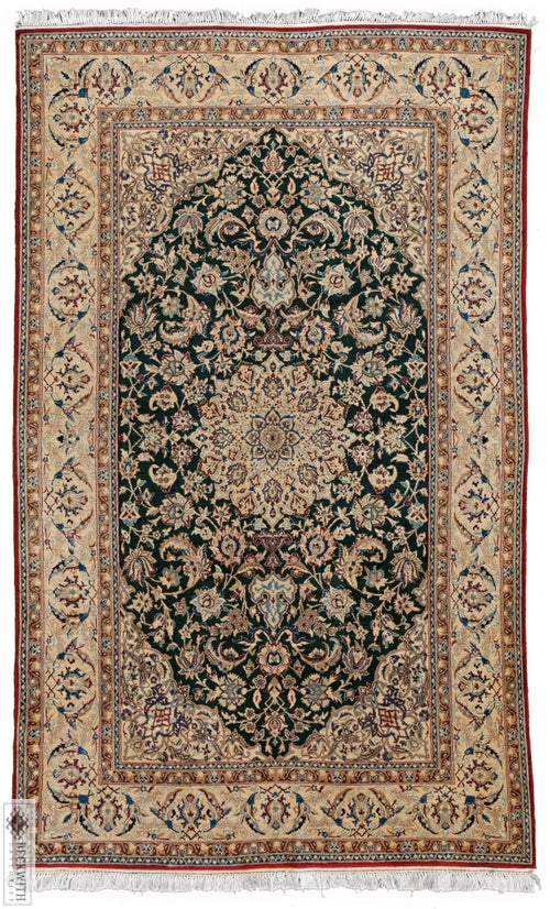 Antique Nain Ivory 4X6 Rug