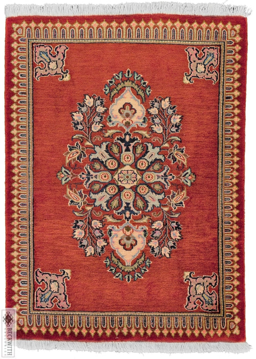 Antique Sarouk Red 2X3 Rug