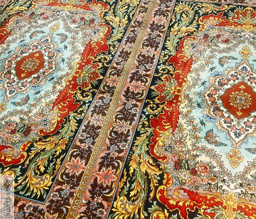 Antique Tabriz Multi 5X7 Rug