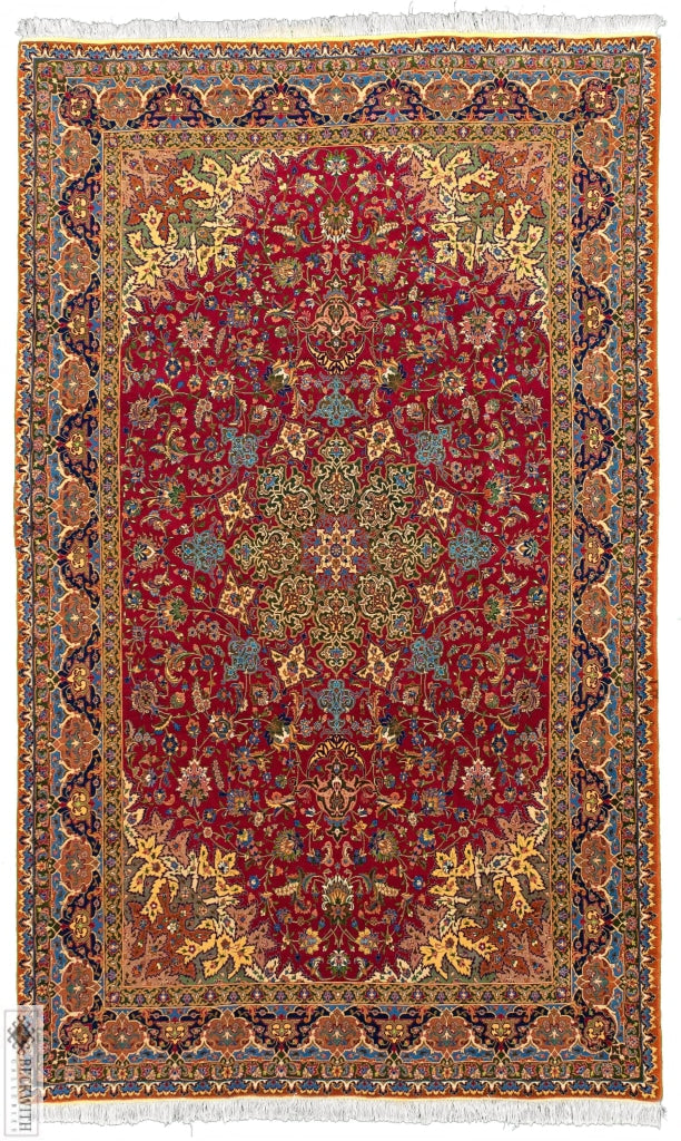 Antique Tabriz Red 6X9 Rug