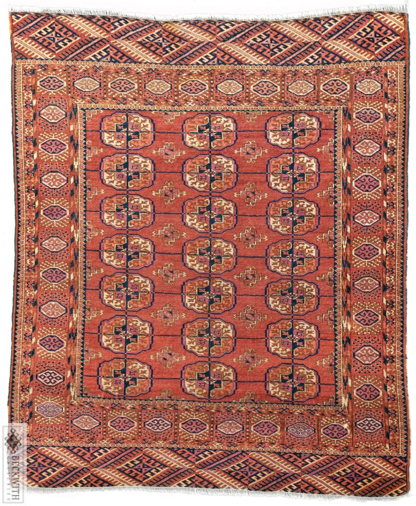 Antique Tekke Rust 4X5 Rug
