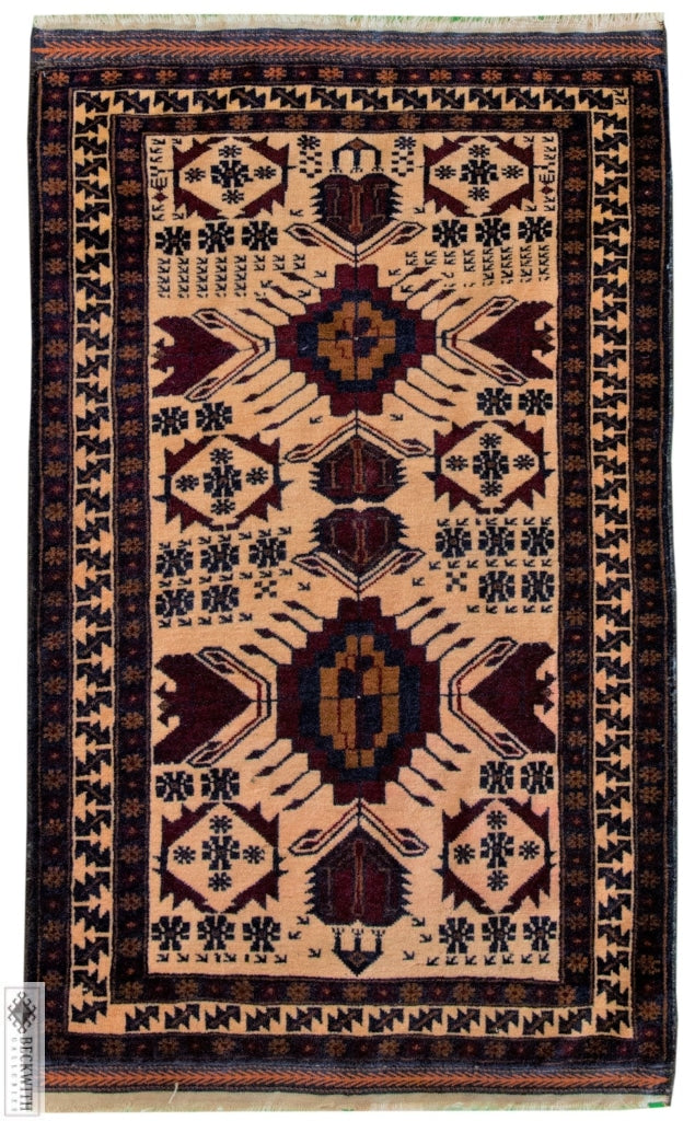 Baluchi Beige 3X5 Rug