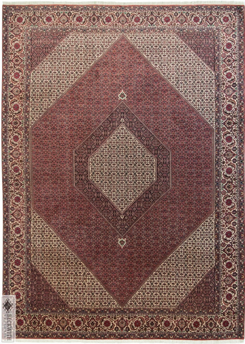 Bidjar Bokan Ivory 10X13 Rug