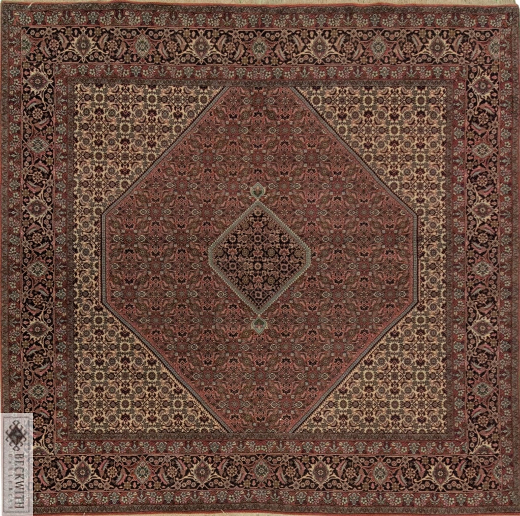 Bidjar Red Square 8.3X8.3 Rug