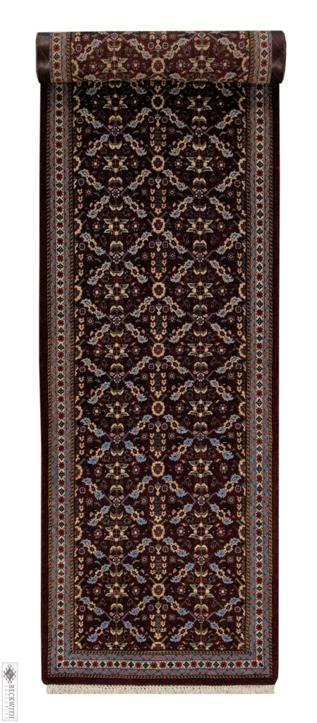 Bidjar Runner Navy 25X98 Rug