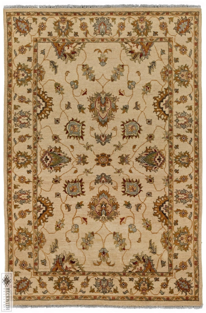 Chobi Beige 4X6 Rug