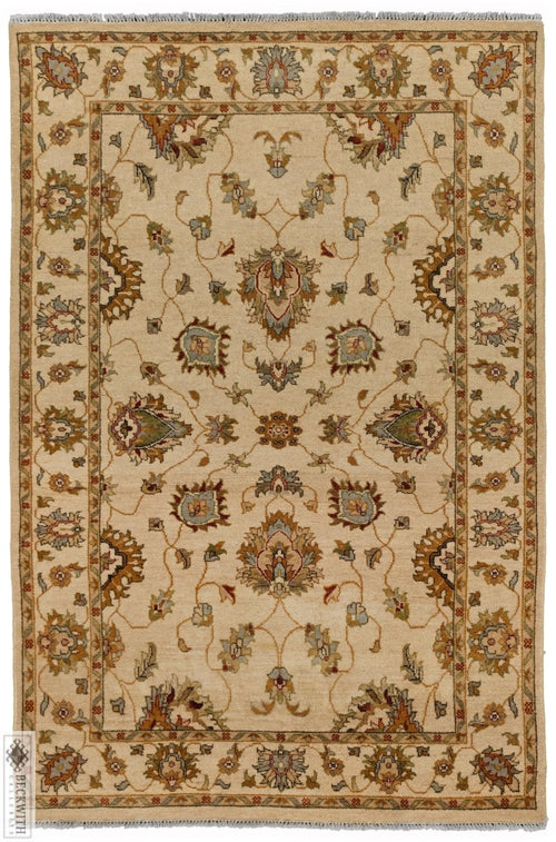 Chobi Beige 4X6 Rug