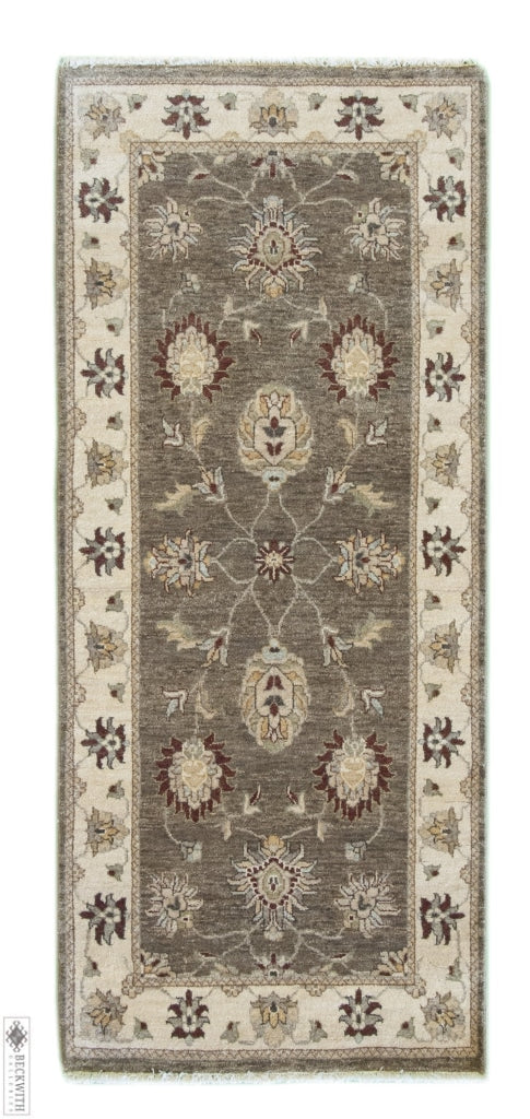 Chobi Brown 2.6X6 Runner Rug