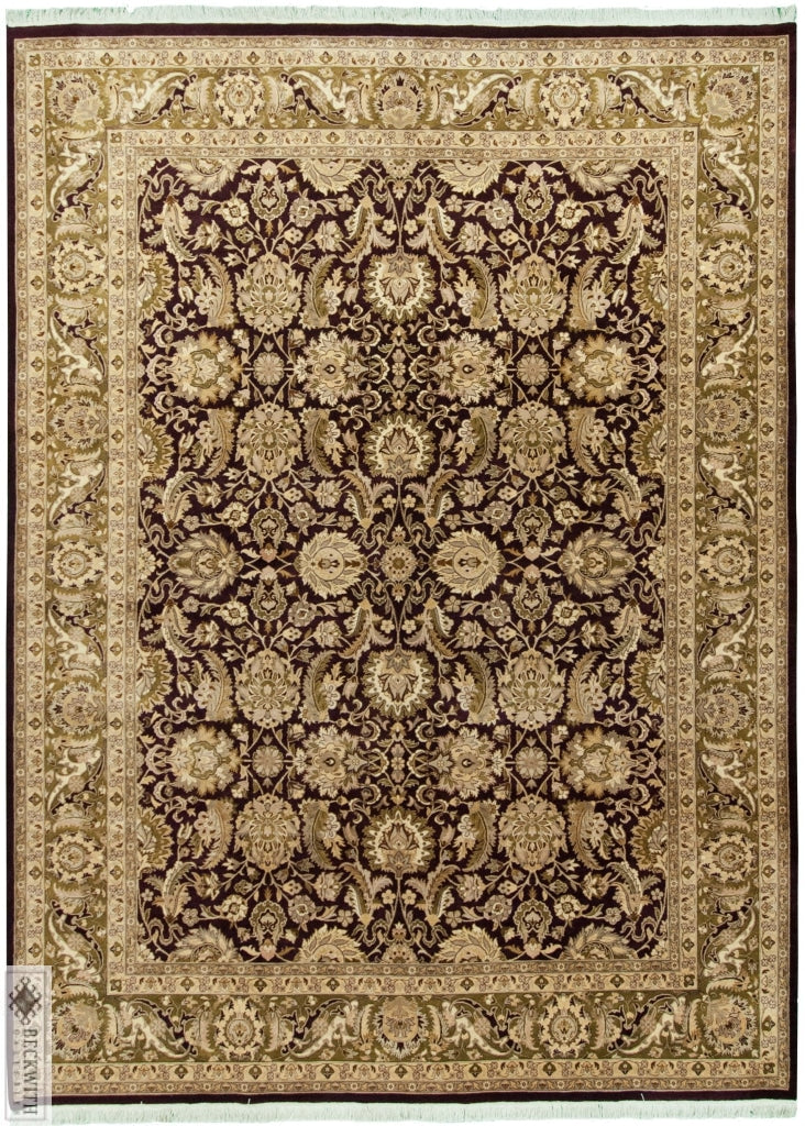 Classical 1818 Burgundy 9X12 Rug