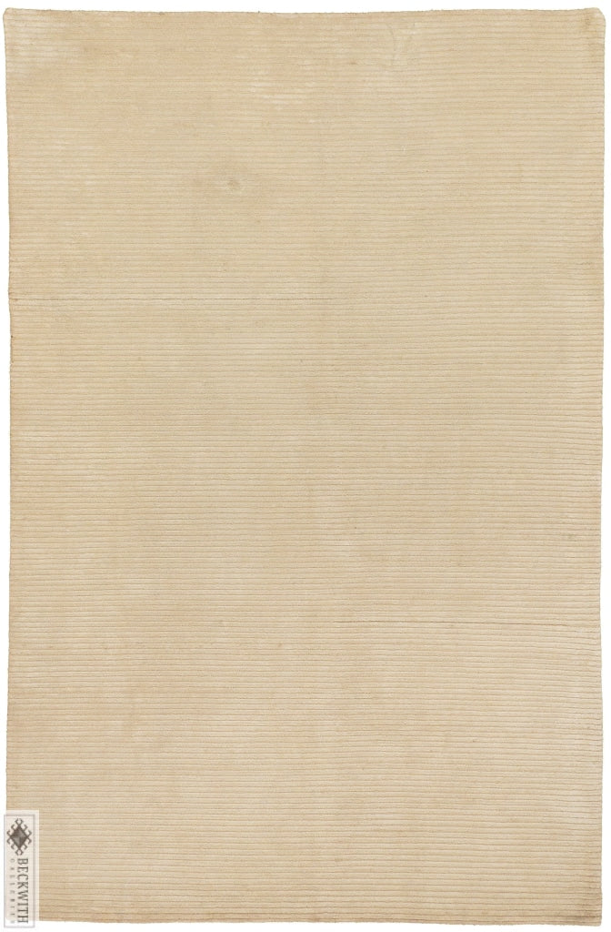 Cut&loop White 6X9 Rug