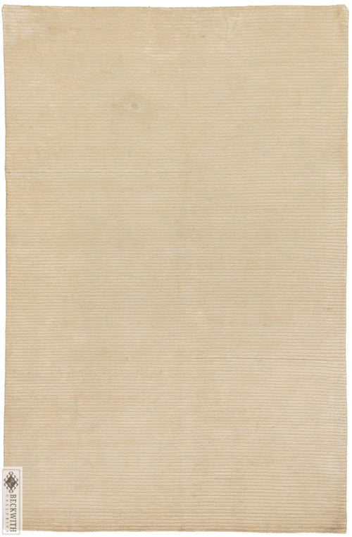 Cut&loop White 6X9 Rug