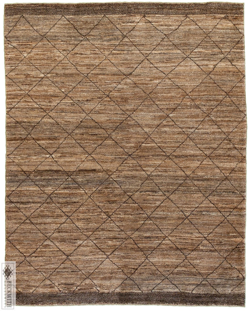 Gabbeh Brown 5X7 Rug