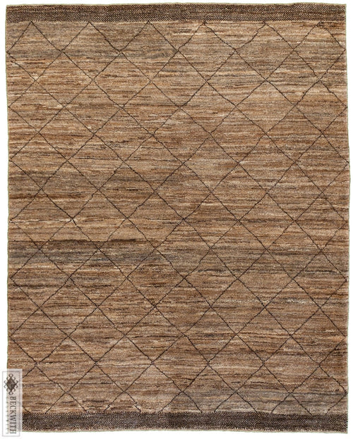 Gabbeh Brown 5X7 Rug