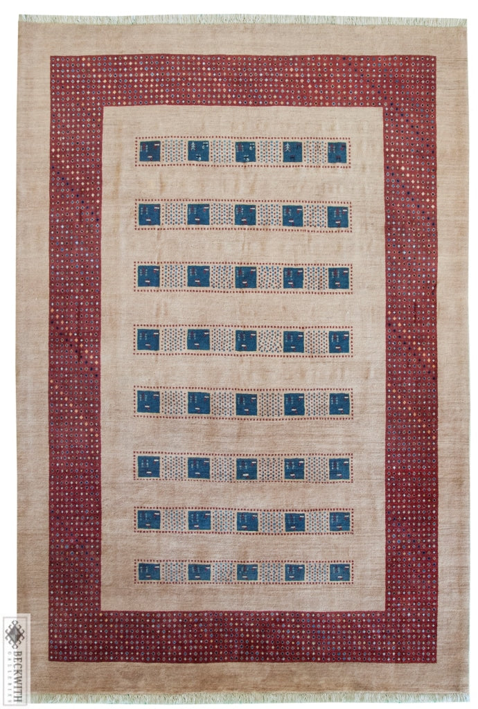 Gabbeh Brown 7X10 Rug
