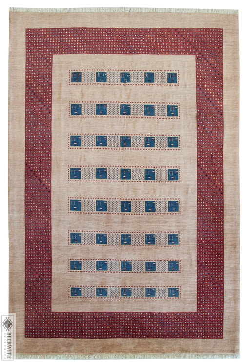 Gabbeh Brown 7X10 Rug