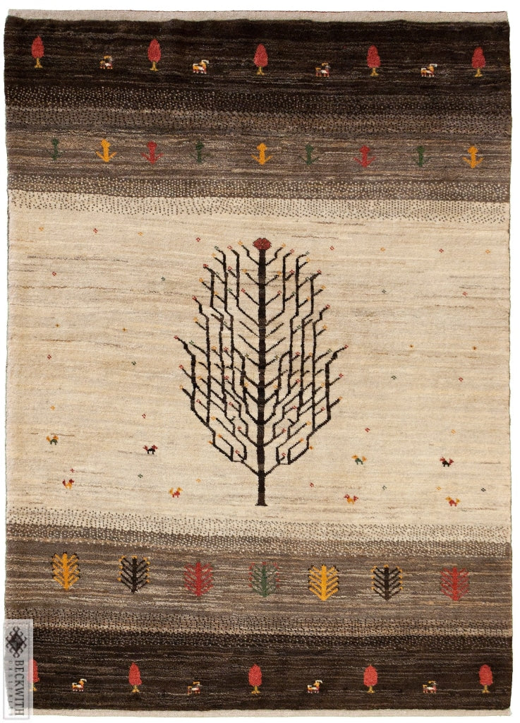 Gabbeh Browns 5X7 Rug