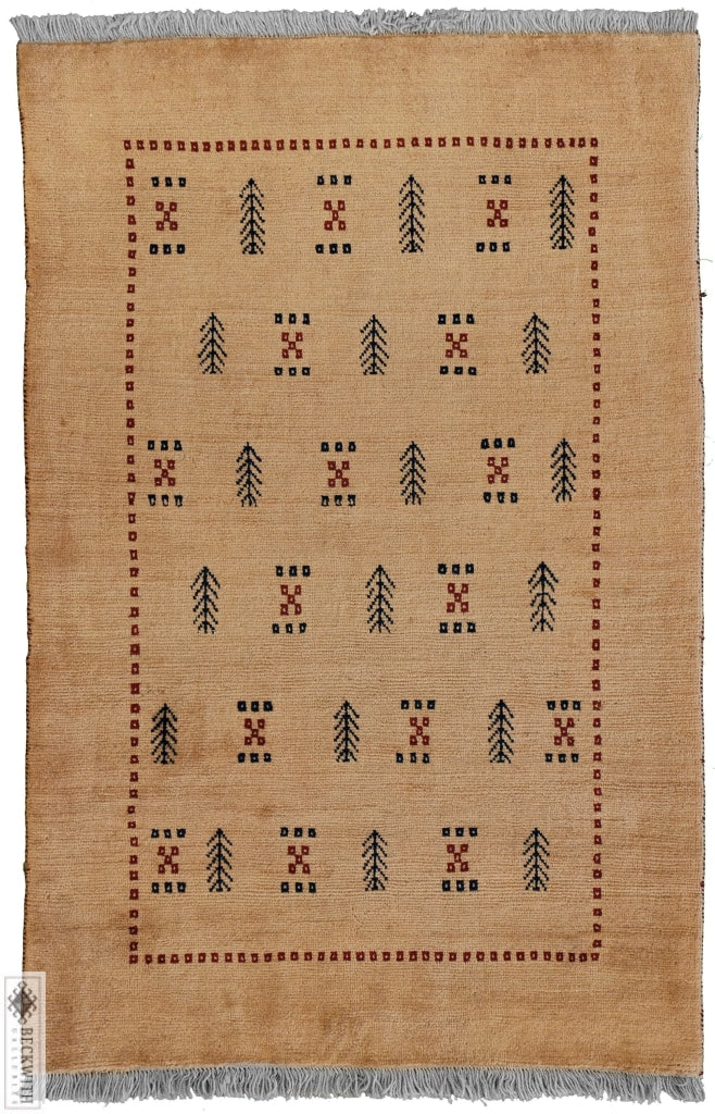 Gabbeh Ivory 3 X 5 Rug