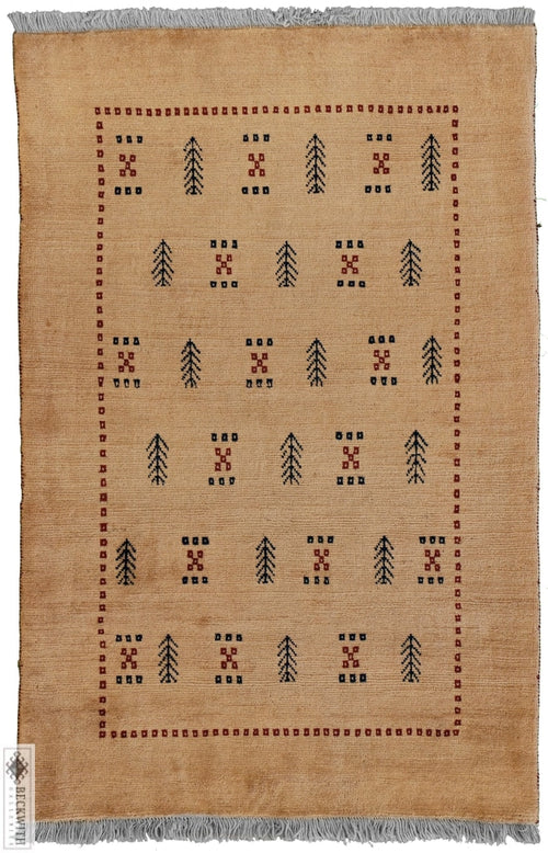 Gabbeh Ivory 3 X 5 Rug