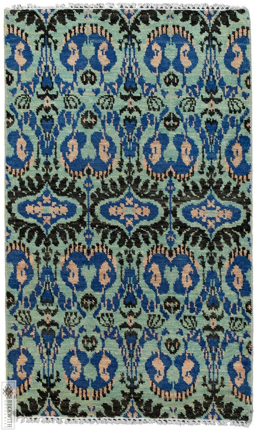 Ganga Collection Blue 3 X 5 Rug