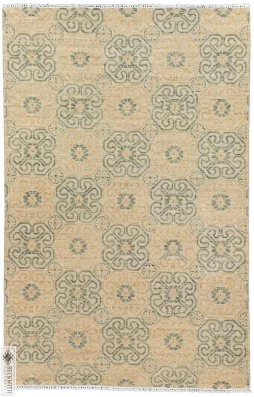 Ganga Collection Blue 6 X 9 Rug
