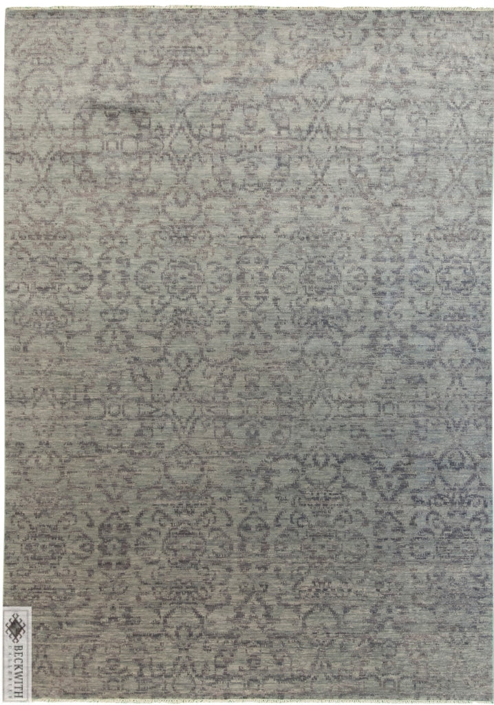 Ganga Collection Grey 10 X 14 Rug