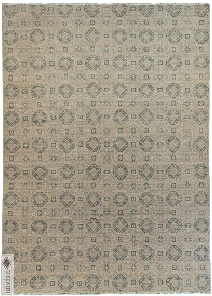 Ganga Collection Grey 10 X 14 Rug