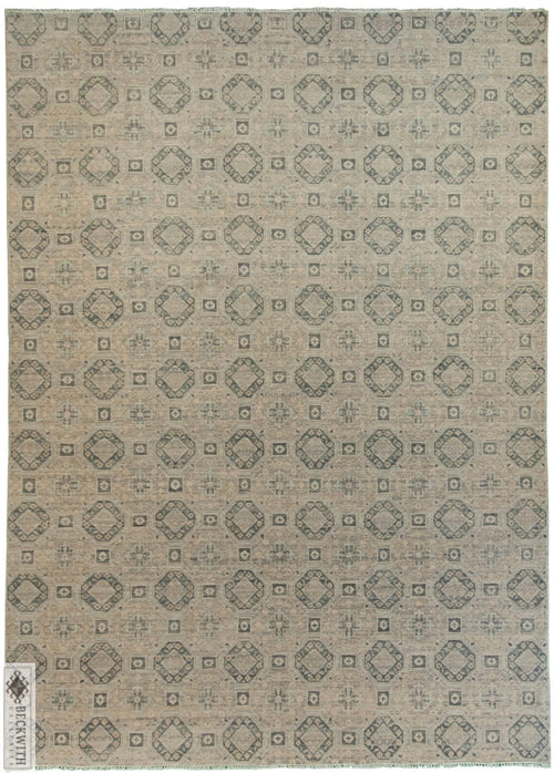 Ganga Collection Grey 10 X 14 Rug