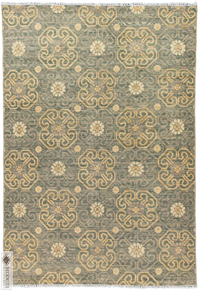 Ganga Collection Grey 5 X 8 Rug