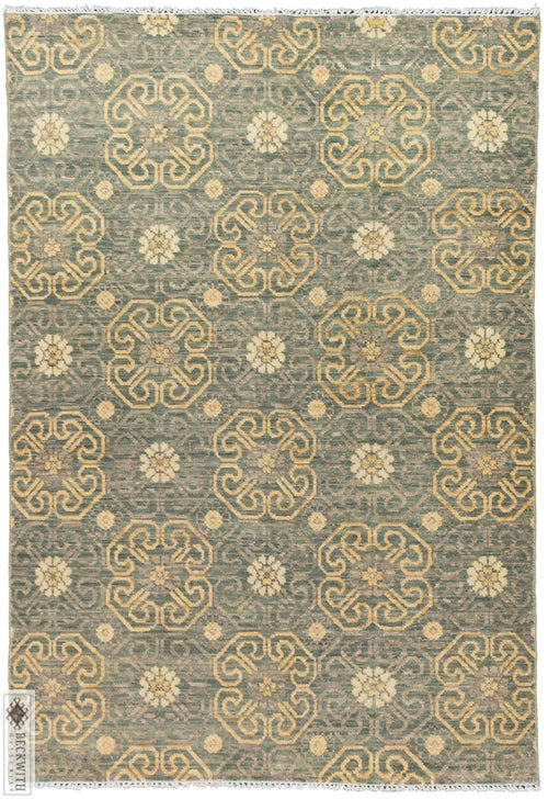 Ganga Collection Grey 5 X 8 Rug