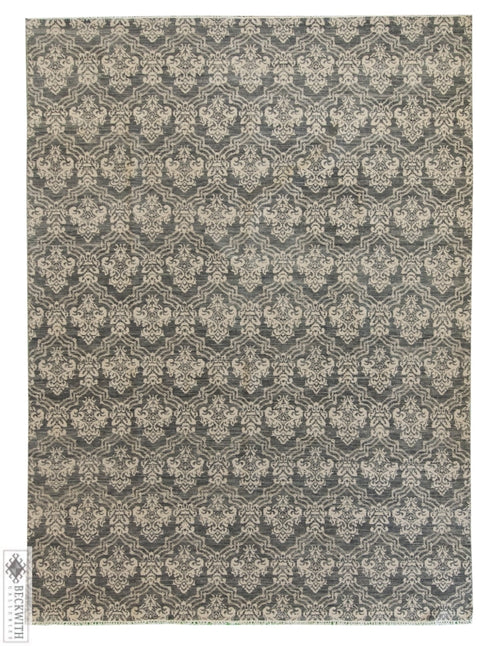Ganga Collection Grey 9 X 12 Rug