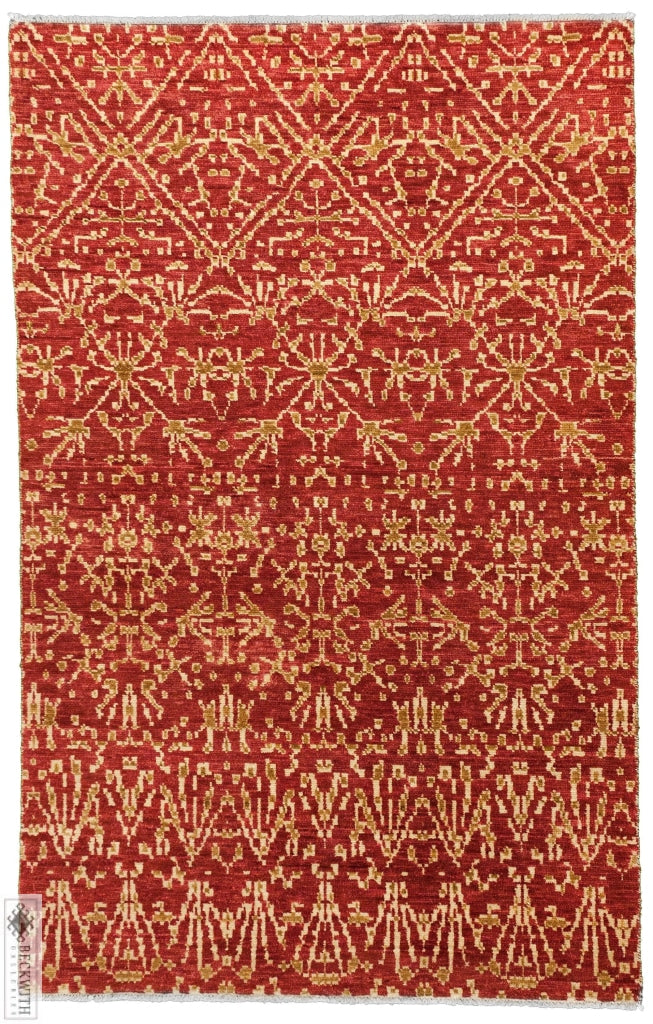Ganga Collection Red 5 X 8 Rug