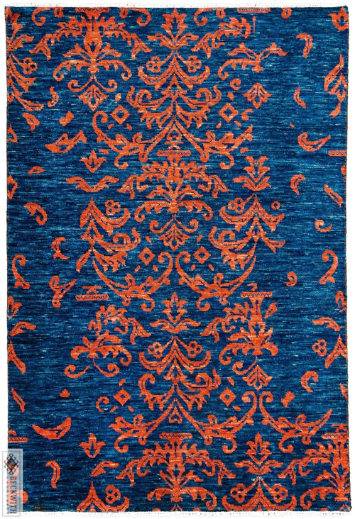 Ganga Navy 5X8 Rug